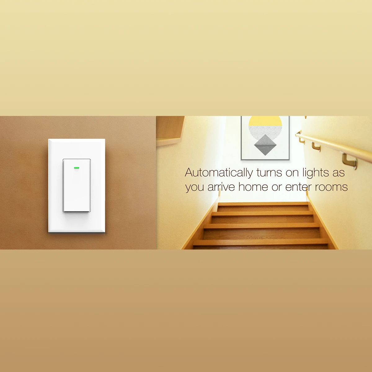 Beach House - Single Pole - Wi-Fi Light Switch