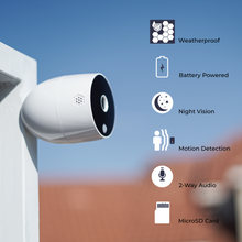 Load image into Gallery viewer, Wi-Fi Wire-Free HD Outdoor 1080P Battery IP Camera