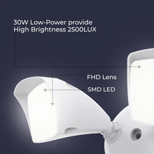Load image into Gallery viewer, 1080p HD WiFi Surveillance Floodlight Camera