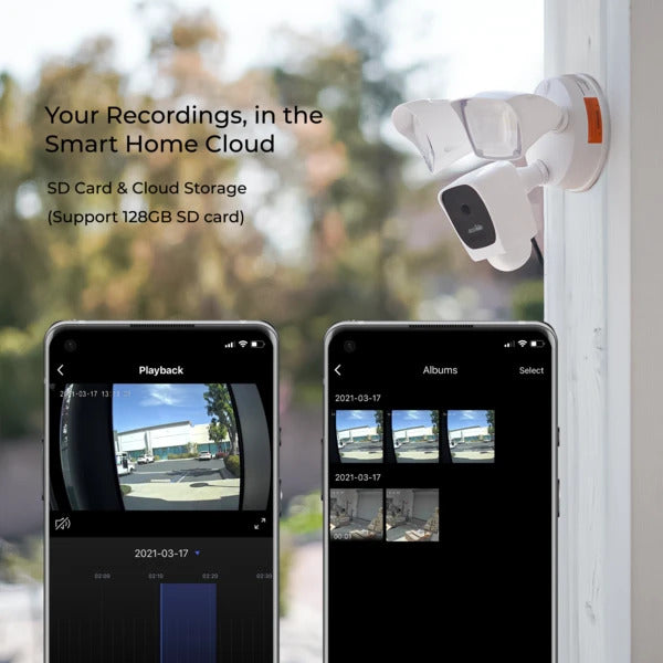 1080p HD WiFi Surveillance Floodlight Camera