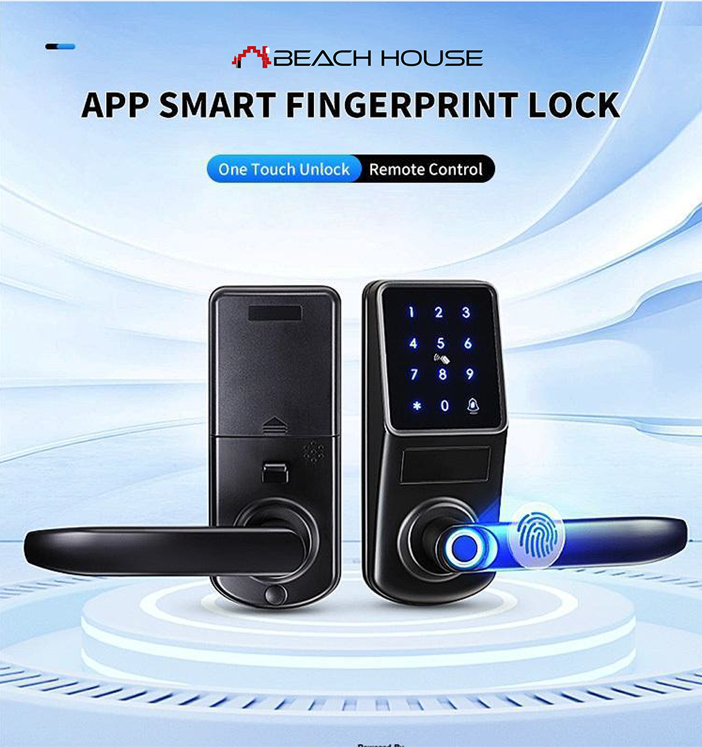 Smart Wi-Fi Door Lock - Keyless Entry Door Lock with Touchscreen Keypad
