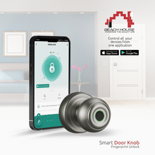 Load image into Gallery viewer, Smart Doorknob Lock - Fingerprint Unlock
